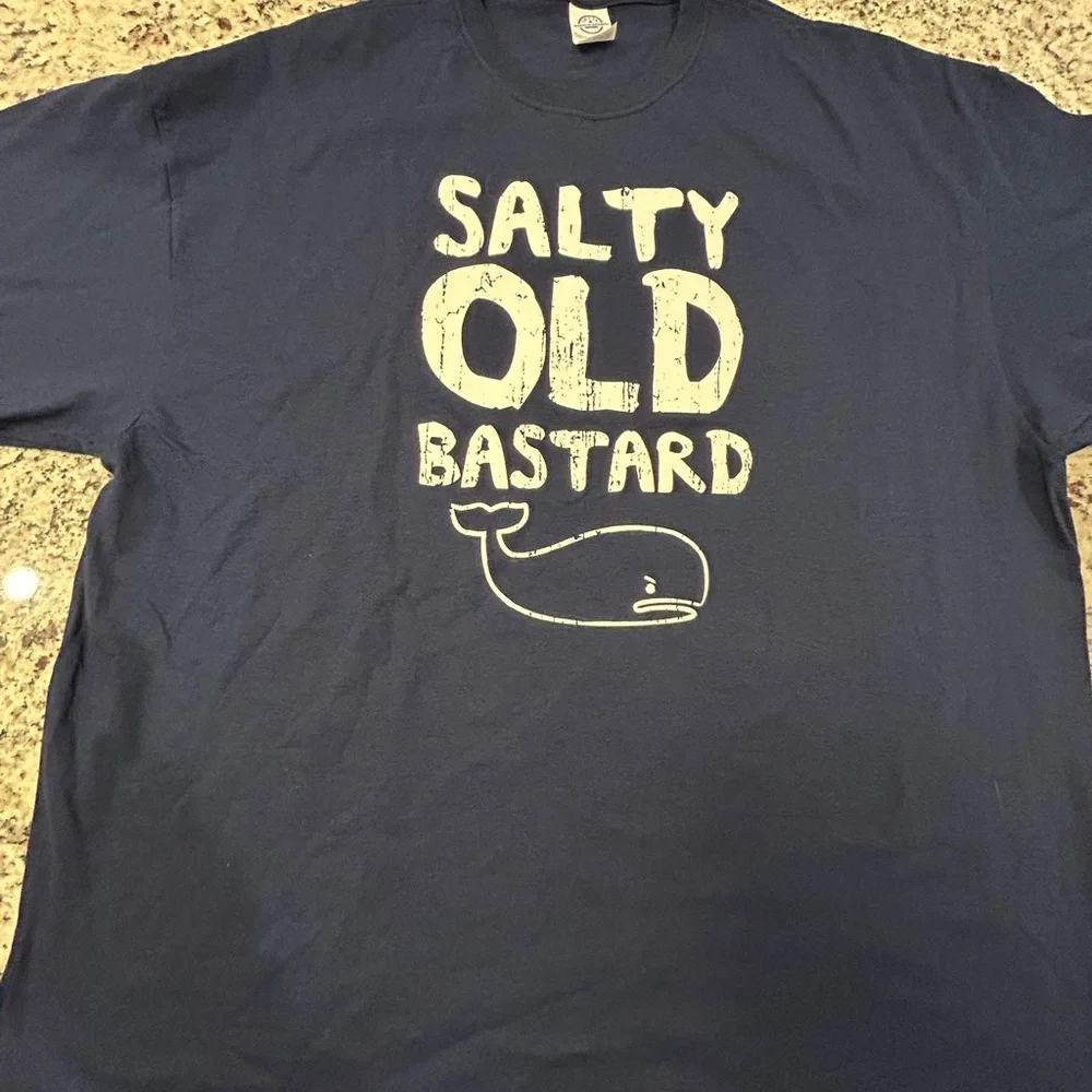 Men’s Salty OB Delta Navy Blue T-Shirt 3XL